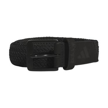 adidas Gents Braided Stretch Belt Medium/Large Black