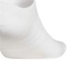 adidas Gents Perf 3 Pk No Show Ankle Socks 8.5 -11 White