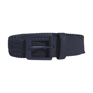 adidas Gents Braided Stretch Belt Medium/Large Collegiate Navy