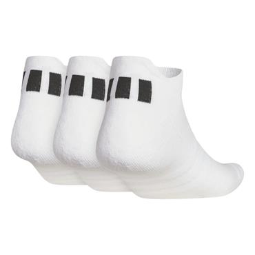 adidas Gents Perf 3 Pk Ankle Socks 8.5 -11 White
