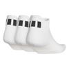adidas Gents Perf 3 Pk Ankle Socks 8.5 -11 White