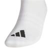 adidas Gents Perf 3 Pk Ankle Socks 8.5 -11 White