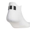 adidas Gents Perf 3 Pk Ankle Socks 8.5 -11 White