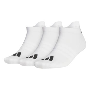 adidas Gents Perf 3 Pk Ankle Socks 8.5 -11 White