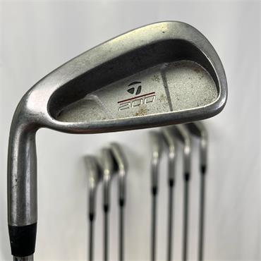 TaylorMade 200 3-PW Stiff Steel Irons Gents LH