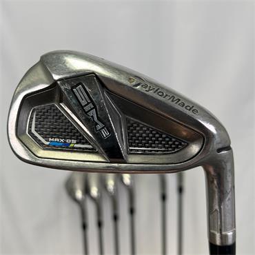 TaylorMade Sim 2 Max OS 5-GW KBS Reg Steel Irons Gents RH