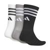 adidas Gents 3-Pairs Crew Sock 8.5 -11 Multicolour