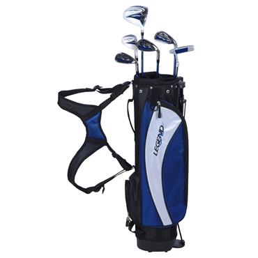 Legend Golfgear Junior Set Left Hand White - Navy
