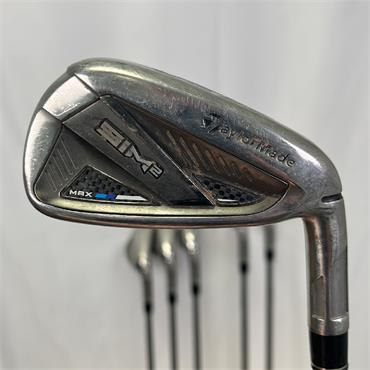 TaylorMade SIM2 Max 5-PW KBS Max Regular Steel Irons Gents RH