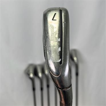 TaylorMade M6 5-AW +0.5" KBS Stiff Steel Irons Gents RH