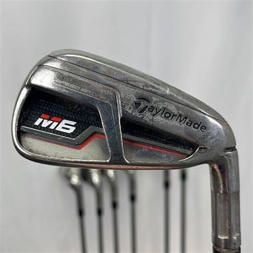 TaylorMade M6 5-AW +0.5" KBS Stiff Steel Irons Gents RH