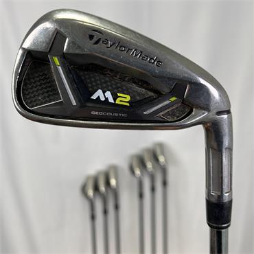 TaylorMade M2 4-PW +0.5" Reax Regular Steel Irons Gents RH