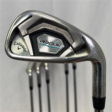Callaway Rogue 5-PW +0.5" XP95 Stiff Steel Irons Gents RH