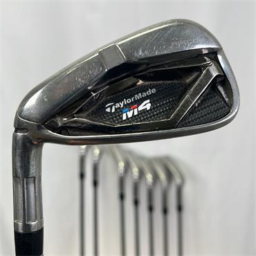 TaylorMade M4 5-AW+SW KBS 85 Regular Steel Irons Gents LH