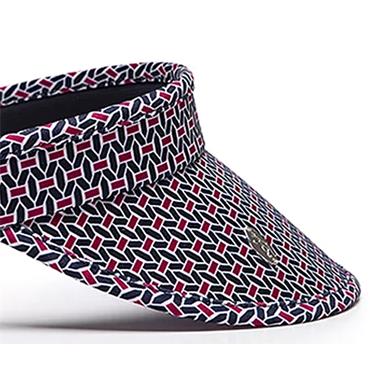 Glenmuir Ladies Lexi Soft Peak Perf Visor  Navy/Raspberry/Mosiac