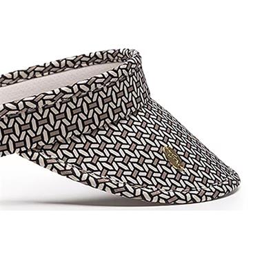 Glenmuir Ladies Lexi Soft Peak Perf Visor  Linen Mosaic