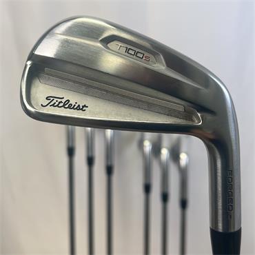 Titleist T100 4-PW Stiff Steel Irons Gents RH