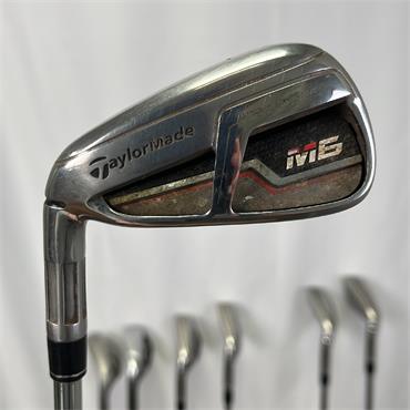 TaylorMade M6 5-SW +0.5" KBS Steel Regular Irons Gents RH