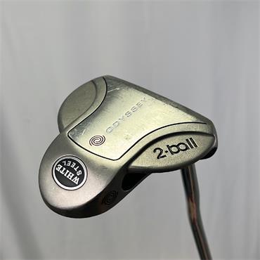 Odyssey White Steel 2 Ball 33.5" Putter Gents RH