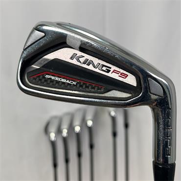Cobra King F9 5-SW KBS 90 Stiff Steel Irons Gents RH