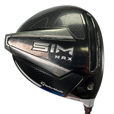 TaylorMade SIM Max 10.5 Hzrdus Black 60 Stiff Driver Gents RH