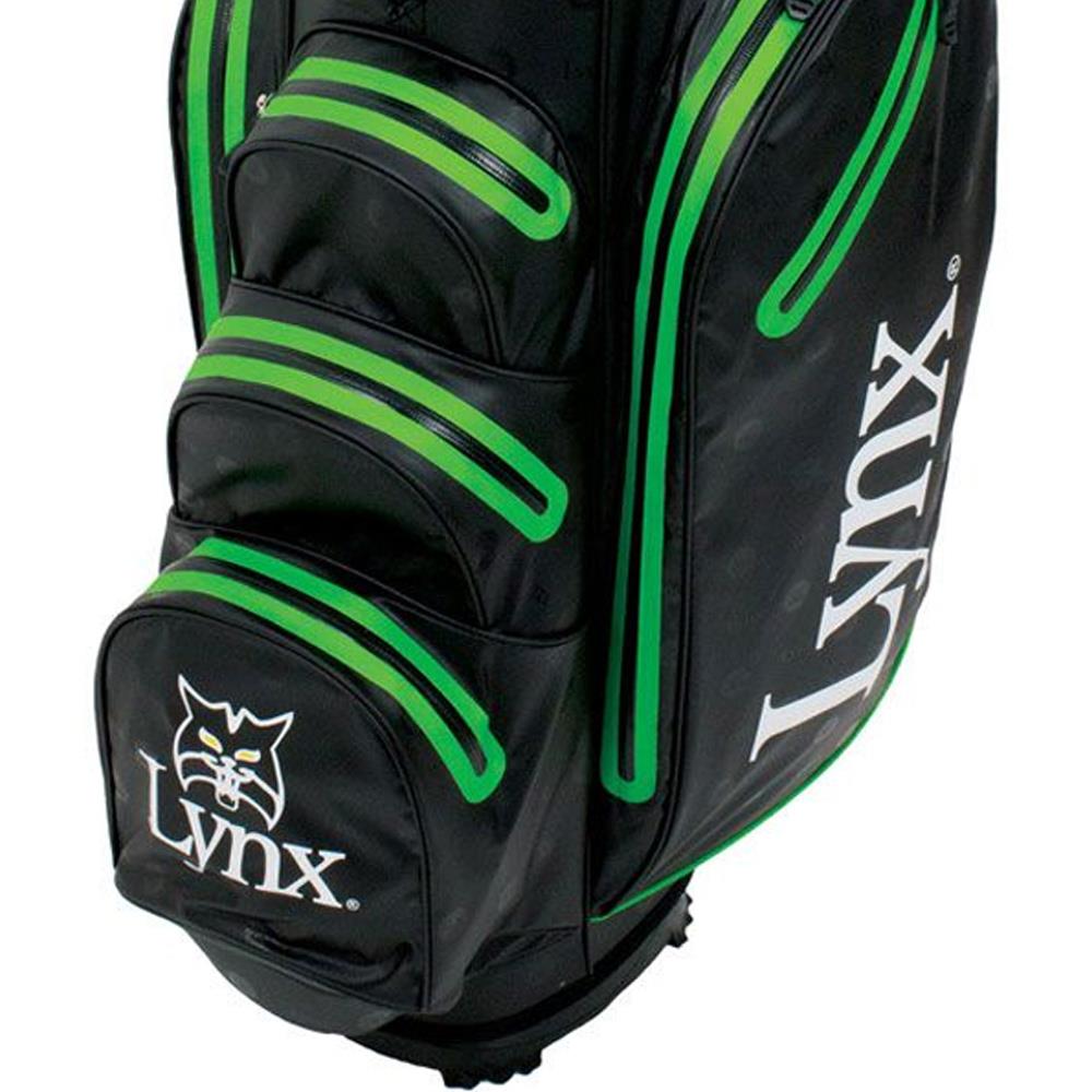 Lynx Prowler Waterproof Cart Bag Black/Green Golf Store