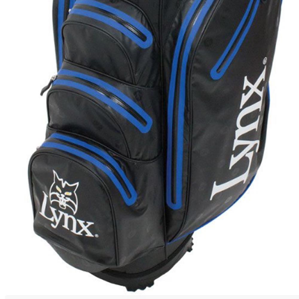 Lynx Prowler Waterproof Cart Bag Black/Blue Golf Store
