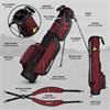 Lyle & Scott Lyle & Scott 5.3 Stand Bag  Fion Red