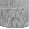 Glenmuir Uni Malabar Lined Rib Bobble Hat  Grey - Marl