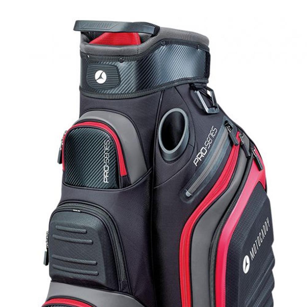 Motocaddy Pro Series Cart Bag Black Red Golf Store