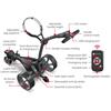 Motocaddy M7 25 Remote Cart w/Ultra Lithium Batter  Graphite