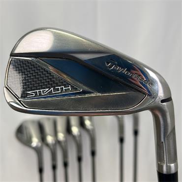 TaylorMade Stealth 5-AW+SW KBS Steel Regular Irons Gents RH