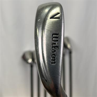 Wilson Deep Red 5-SW Regular Steel Irons Gents RH
