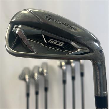 TaylorMade M3 4-PW XP100 Stiff Steel Irons Gents RH