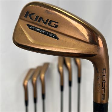 Cobra Forged Tec Copper 4-PW Stiff Steel  Irons Gents RH