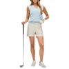 Rohnisch Ladies Ultimate Performance Shorts Oat Pinstripe
