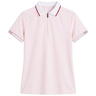 Rohnisch Ladies Rib Polo Shirt Cradle Pink