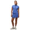 Zero Restriction Ladies Chole Cap Sleeve Zip Mock Neptune