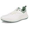 Ecco Gents Golf Core Leather Shoes White - Sedum Green (61202)