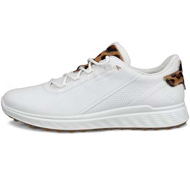 Ecco Ladies S-Casual Golf Shoes White Print (50104)