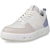 Ecco Ladies Golf Street 720 Shoes Gravel - White - Dusty Blue (61596)