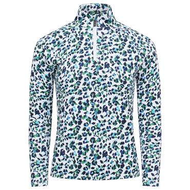 Rohnisch Ladies Addy Long Sleeve Shirt Leo Blue Green