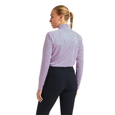 Rohnisch Ladies Addy Long Sleeve Shirt Logo Rose