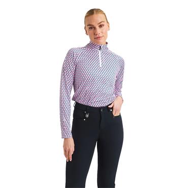 Rohnisch Ladies Addy Long Sleeve Shirt Logo Rose