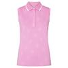 Rohnisch Ladies Deni Sleeveless Polo Shirt Fuchsia Pink
