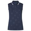 Rohnisch Ladies Deni Sleeveless Polo Shirt Navy