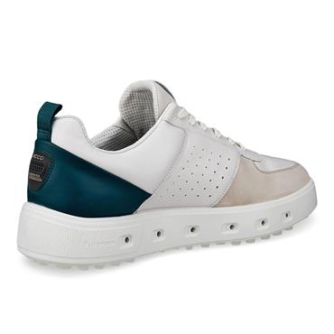 Ecco Gents Golf Street 720 Gravel - White - Bay Green (61585)