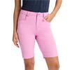 Rohnisch Ladies Chie Comfort 11" Bermuda Shorts Fuchsia Pink