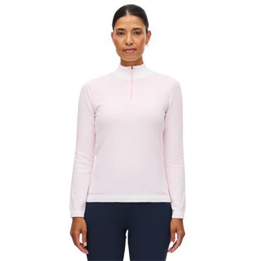 Rohnisch Kora Knitted ¼ Zip Cradle Pink