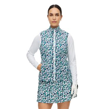 Rohnisch Ladies Packable Ultralite Vest Leo Blue Green